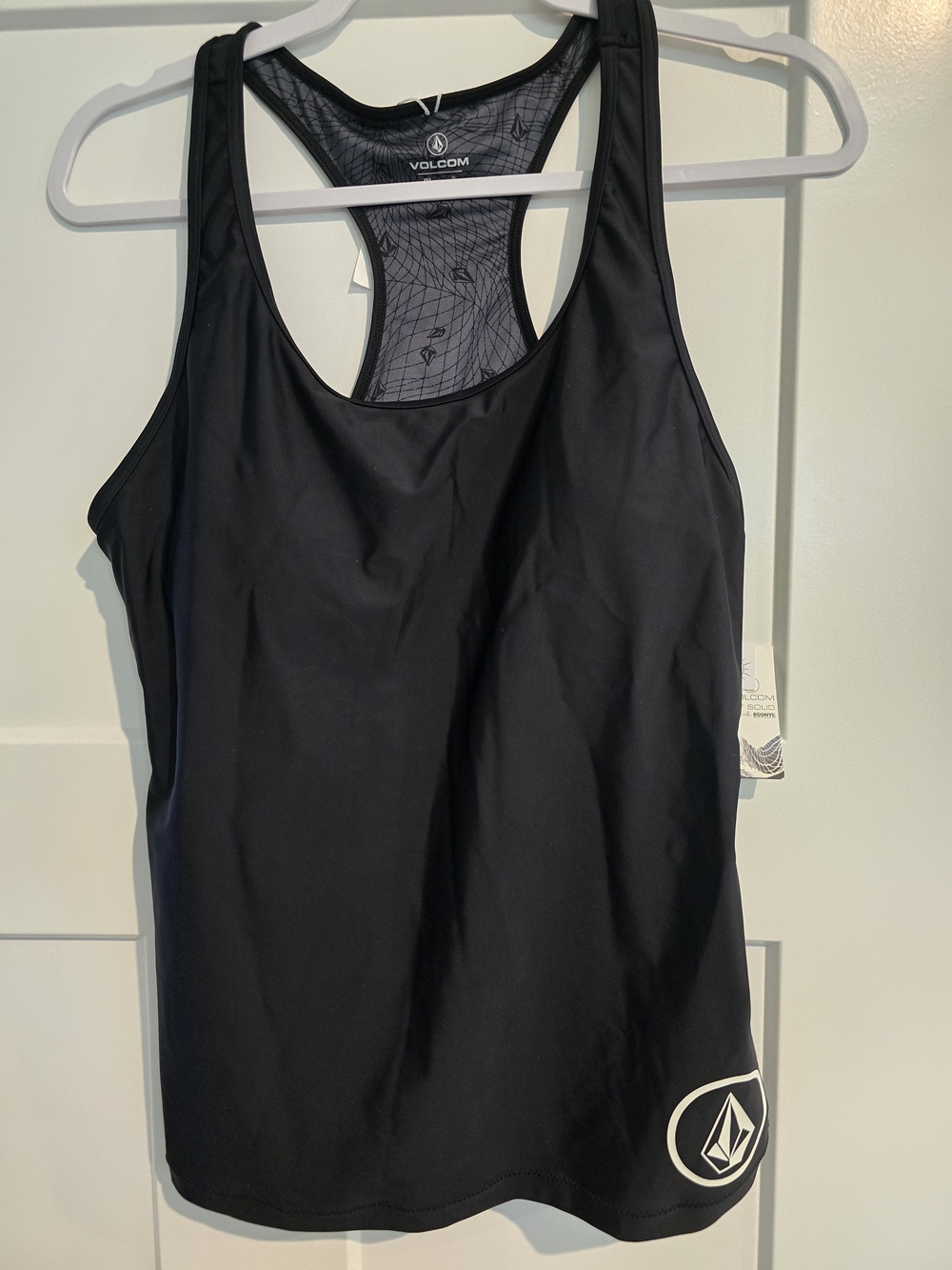 Volcom Black Simply Solid Tankini